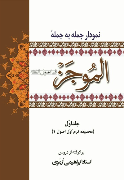 نمودار جمله به جمله ی الموجز فی اصول الفقه (جلد اول)